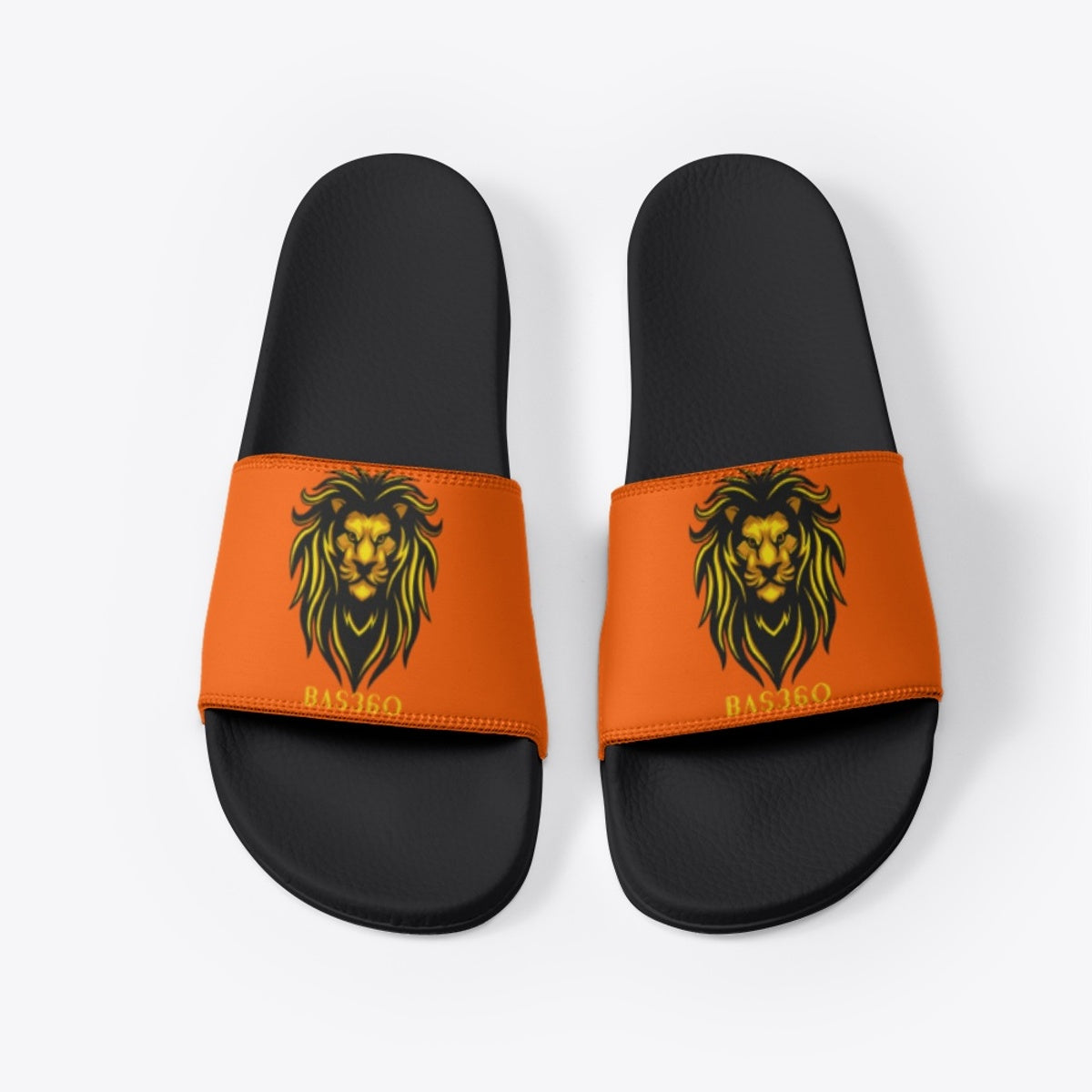 Bas360 (Lion Edition) Black Slippers