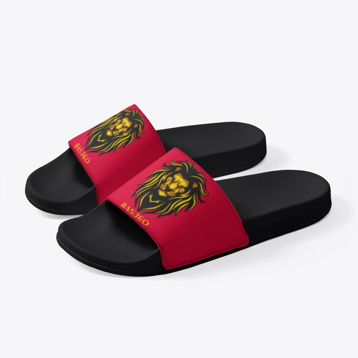 Bas360 (Lion Edition) Black Slippers