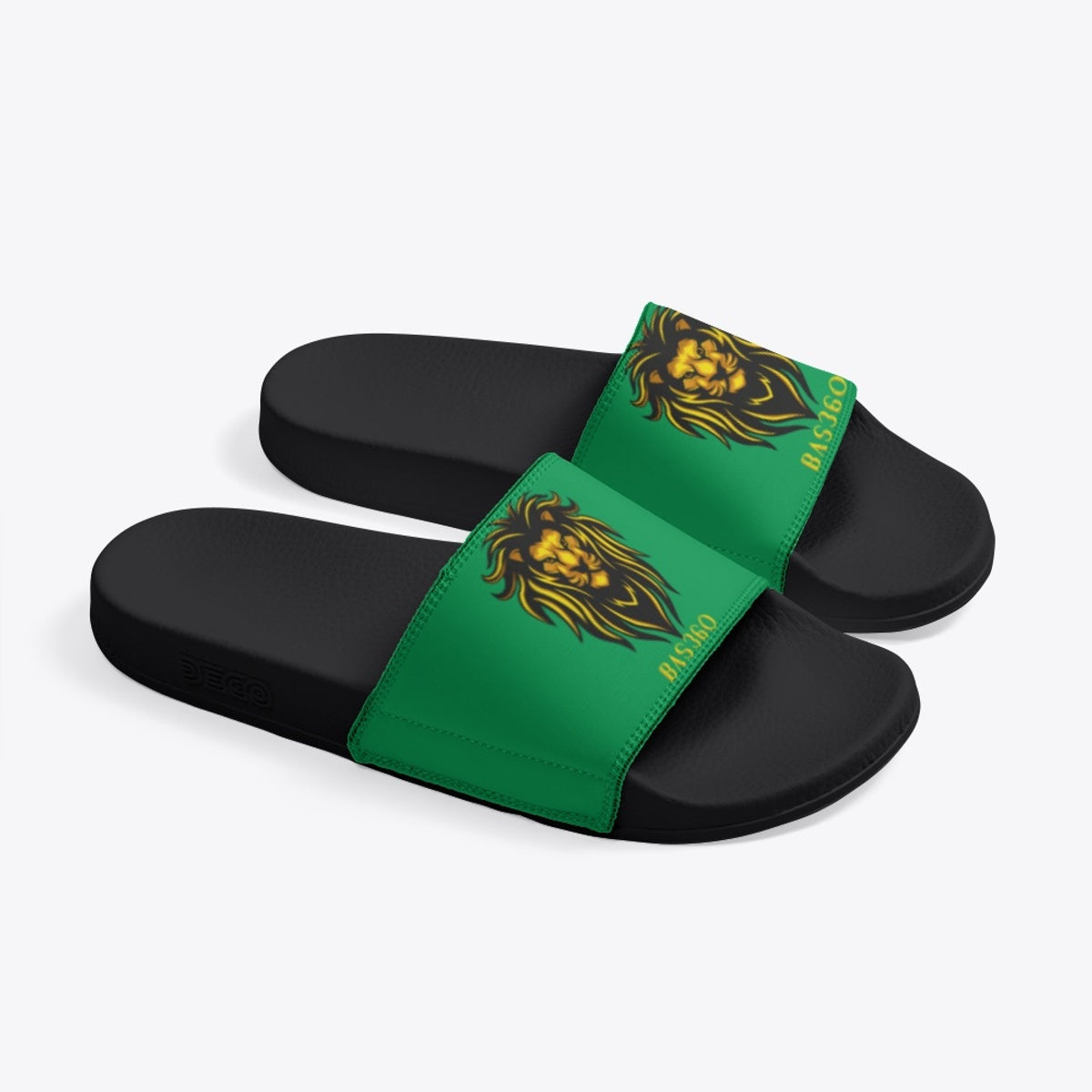 Bas360 (Lion Edition) Black Slippers
