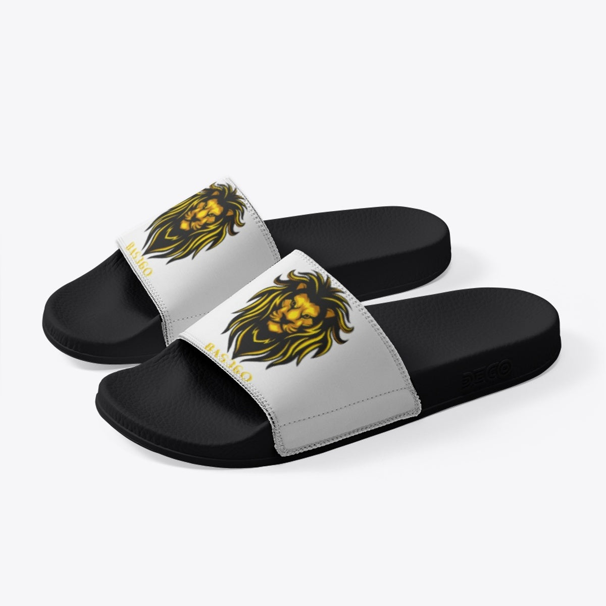Bas360 (Lion Edition) Black Slippers