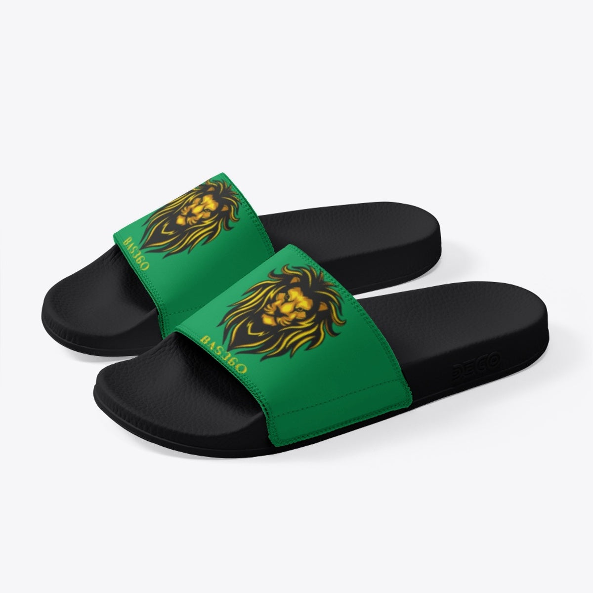 Bas360 (Lion Edition) Black Slippers
