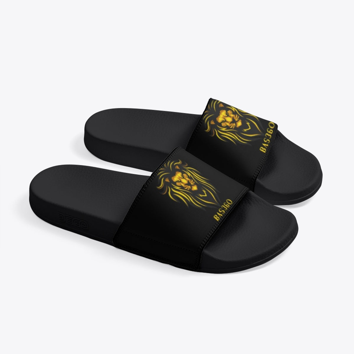 Bas360 (Lion Edition) Black Slippers