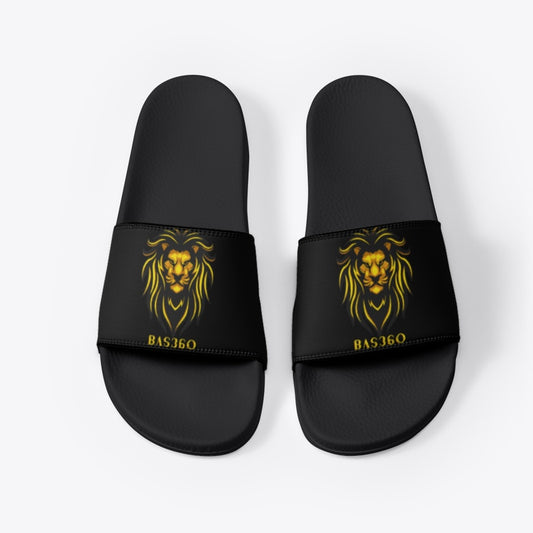 Bas360 (Lion Edition) Black Slippers