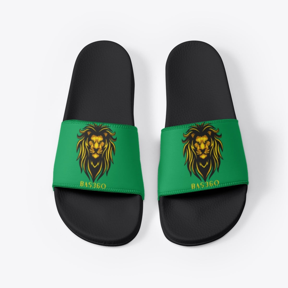 Bas360 (Lion Edition) Black Slippers