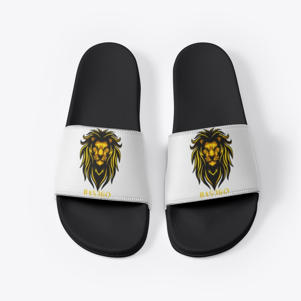 Bas360 (Lion Edition) Black Slippers